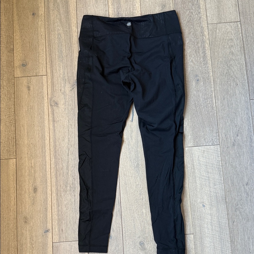 Athleta Revelation Sparkle Black Leggings - Picture 3 of 10